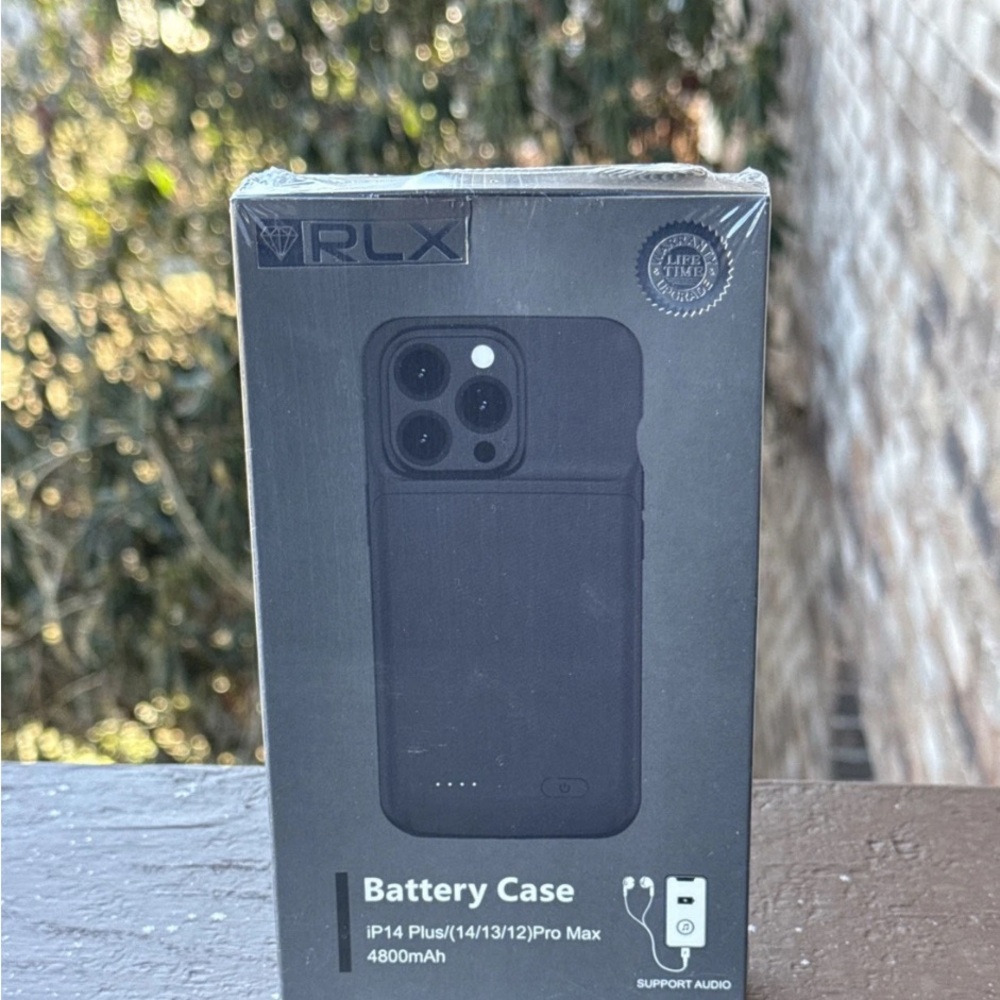 🔌New Black Battery Case for iPhone 14/13/12 Pro Max